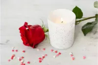 Geurkaarsen roos 1