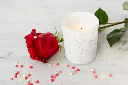 De beste rozengeur Geurkaarsen