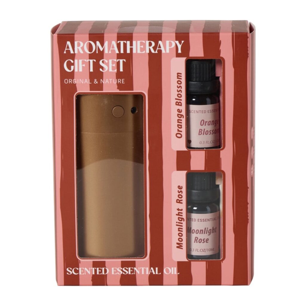 Diffuser giftset met twee vullingen - goudkleurig van Xenos