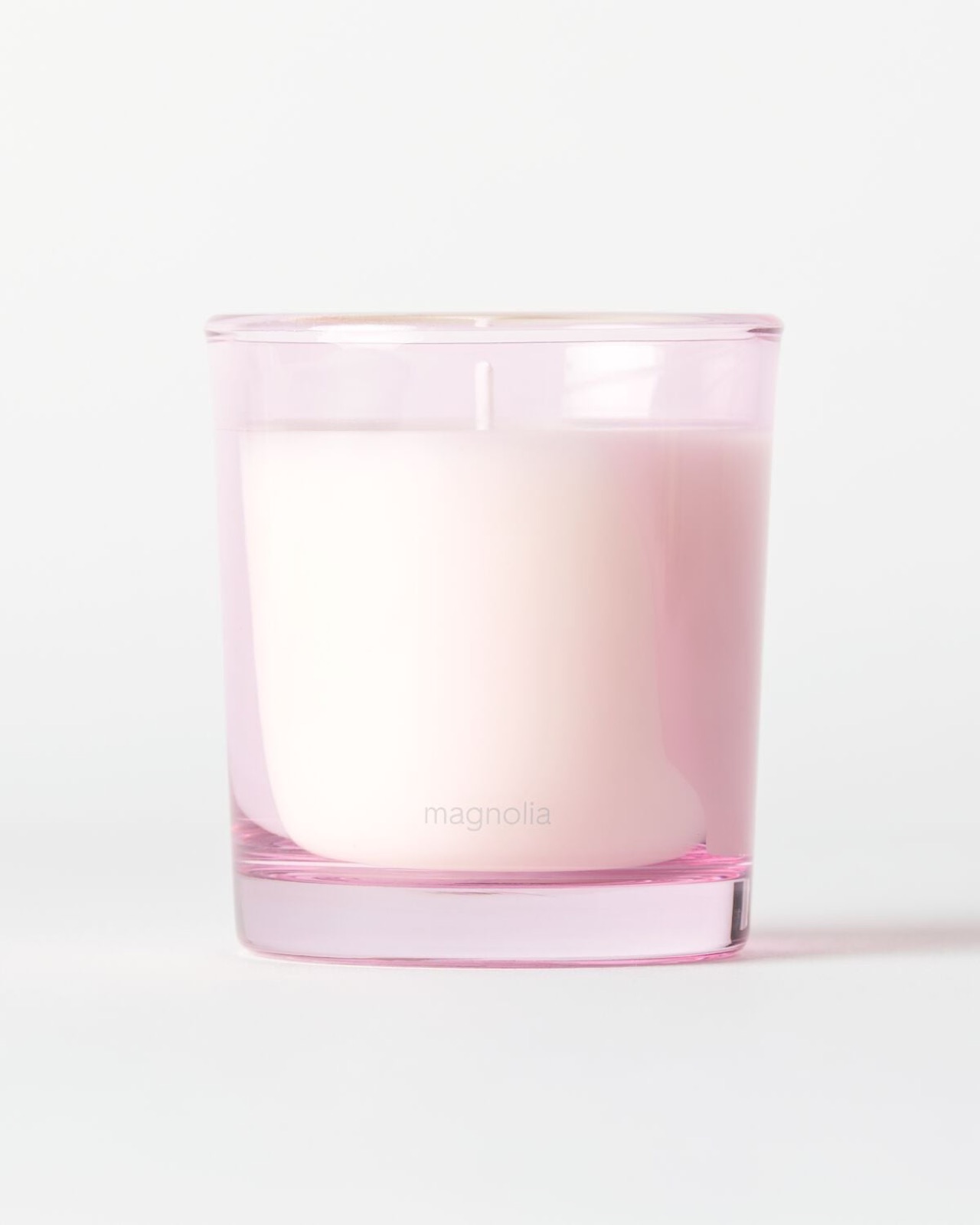 geurkaars in glas ⌀7x8cm magnolia van HEMA