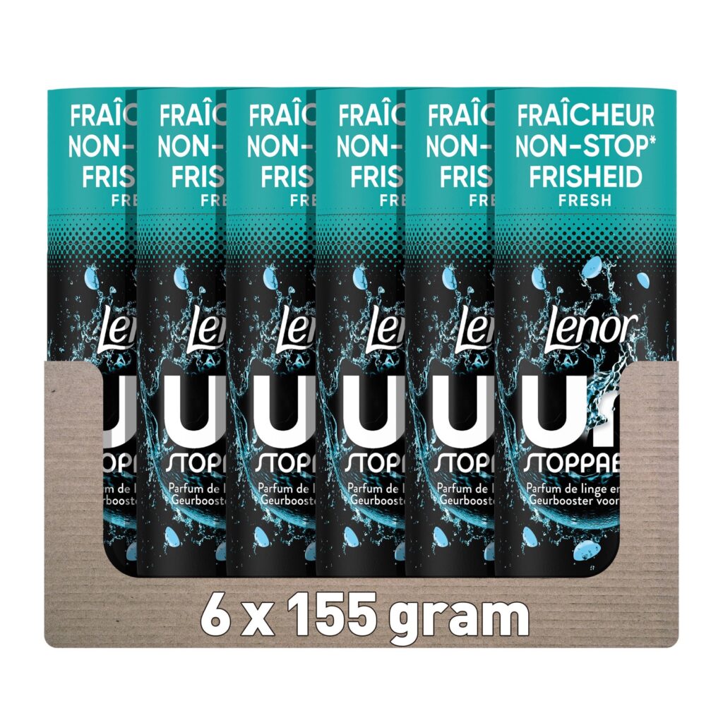 Lenor Unstoppables Fresh Scent Booster - 6 x 155g van wehkamp