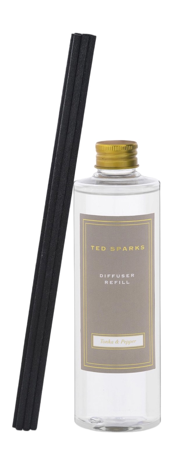Ted Sparks Tonka & Pepper Navulling geurstokjes 250 ml van fonQ