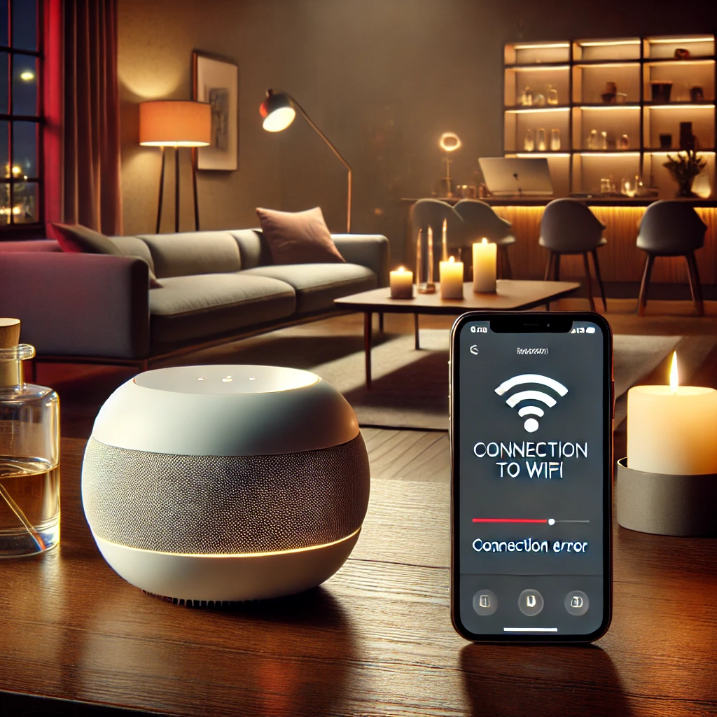 Rituals genie verbind niet met wifi