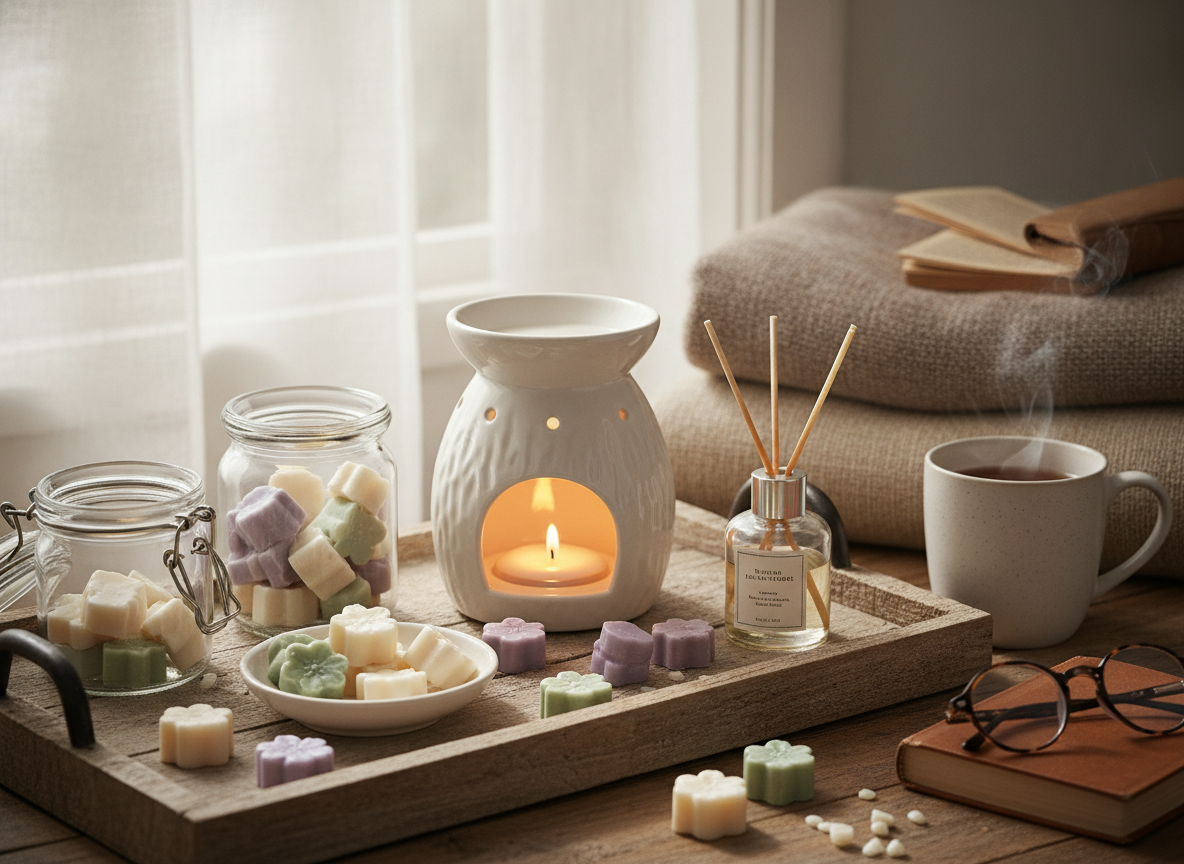 Veilig en veelzijdig geurgenot met vlamloze waxmelts thuis