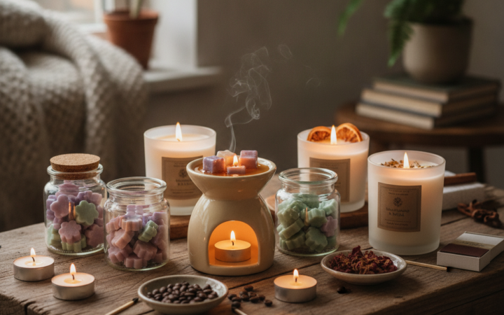 Waxmelts of geurkaarsen voor optimale geurverspreiding in huis