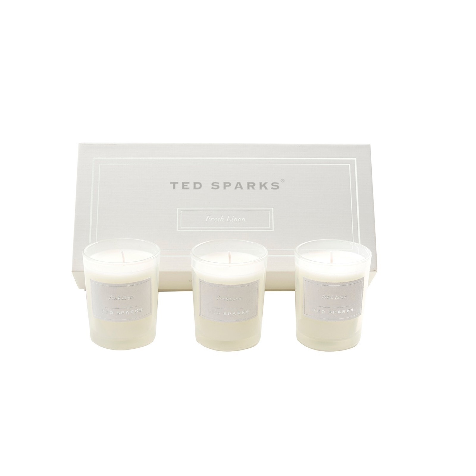 Fresh Linen Mini Candle Set van Douglas